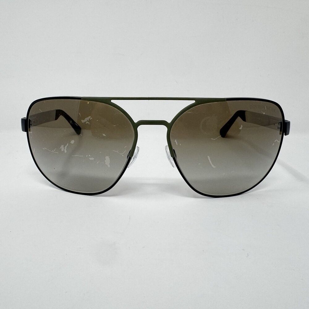 Emporio Armani EA2064 3225/8E Sunglasses 62-16-130 Aviator Black Silver